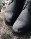 Туфлі чоловічі шкіряні Black oxford Lo3061-01 фото 3