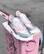 Жіночі шкіряні кросівки Silver & Pink  75-715.818 фото 2