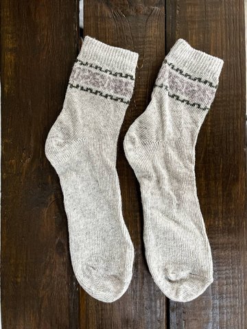 Hemp socks  pattern