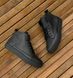 Чоловічі зимові шкіряні черевики Black Boots 40-7001.951 фото 2